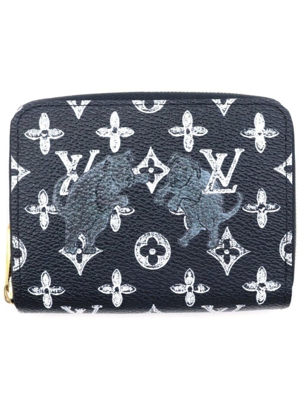 Louis Vuitton Monogram Cat Glam Zippy Coin Purse